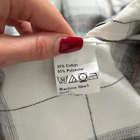 SHEIN Mens Plaid Flannel Size L Lightweight Layering Piece Long Sleeve - Picture 7 of 8